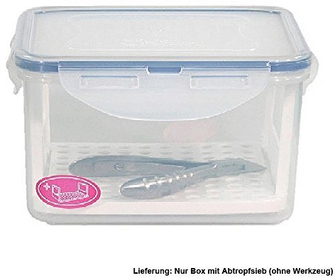 Kosmetex Steribox, 14x14x8 cm Behälter für die Desinfektion, Sterilisationsbox, Desinfektionsbox, Reinigung von Instrumenten