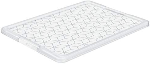 Rotho Evo Easy Deckel, lebensmittelechter Kunststoff (PP) BPA-frei, transparent, (79,1 x 59,3 x 2,8 cm)