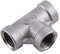 Conexión de manguera de conexión rápida de 3 vías de montaje en T de acero inoxidable 1/2'' 1/4'' NPT accesorios de tubería (DN15)