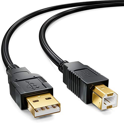 deleyCON 10m Activo Cable USB 2.0 Cable de Impresora Cable del Escáner con Amplificador de Señal Cable Repetidor USB 2.0 PC Impresora Escáner de la Computadora