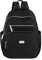 Kleine Rucksack Für Damen Mädchen Nylon Wasserdicht Lässiger Tagesrucksack Schultaschen Anti Diebstahl Schwarz