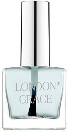 London Grace Protective Base Coat | 12ml | Long-Lasting Nail Polish Base with Double Plasticiser | Stain-Resistant, Strengthening Formula for Healthy, Glossy Nails