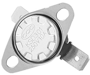 KSD301 - Termostato de interruptor de control de temperatura 150C N.C 250V 10A