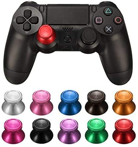 Capuchons en silicone en forme de champignon pour manette de Xbox 360 Rouge aluminium