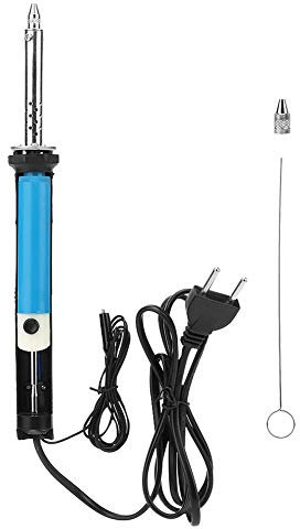 Fafeicy Pompa Dissaldante, per Saldature Elettroniche, Aspirazione di Stagno, con Doppio Saldatore 30 W(EU Plug 220V)