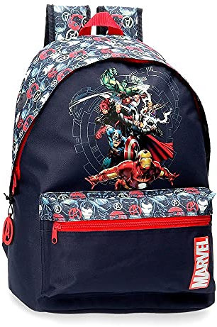 Marvel Jungen Avengers Team Gepck-Kuriertasche, blau, 31x42x17.5 cms
