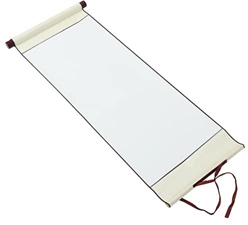 Rouleau de papier de riz vierge Xuan chinois à suspendre pour Sumie et calligraphie - Blanc