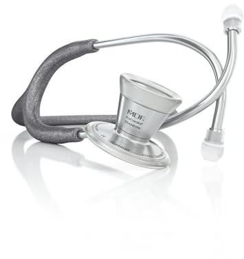 MDF Instruments ProCardial Kardiologie-Stethoskop, Leichte Titan, Grauer Glitzer MDF797TGL12