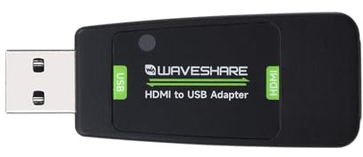 Waveshare HDMI Video Capture Card, HDMI to USB 2.0 4K 1080P30 HD Video Recording Card, for Gaming Live Streaming Video Recorder, Compatible with Windows/Linux/macOS/Android, Driver-Free