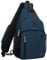 MOSISO Sling Rucksack Tasche, Mehrzweck Umhängetasche Reise Wander Tagesrucksack Brusttasche mit Quadratischer Fronttasche & USB Ladeanschluss, Jägergrün