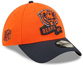 New Era NFL Chicago Bears Official 2022 Sideline Secondary 39THIRTY Stretch Fit Cap, Größe :M/L