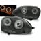 CR-Lights Angel Eyes Scheinwerfer Set in schwarz für VW Golf 5 10.2003-2009