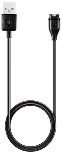 USB Charging Cable Compatible with Garmin vivoactive 3/3 Music, 4 / 4S, 5, 6 - vivomove 3 / 3S, Luxe, Style, Sport - vivosmart 5 - vivosport Smartwatch - Sync & Charge Lead