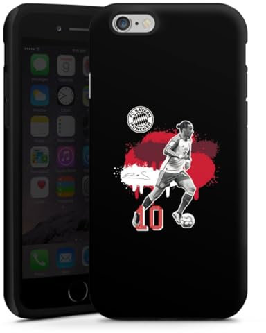DeinDesign Panzer Handyhülle kompatibel mit Apple iPhone 6 robuste Outdoor Hülle Schutzhülle matt FC Bayern München Sané Offizielles Lizenzprodukt