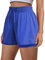 PINSPARK Shorts Damen Sommer Sportshorts Kurze Hosen 2 in 1 Laufshorts Elastisch Schnelltrocknende Runningshorts für Fitness Jogging Gym Bade Training Königsblau M