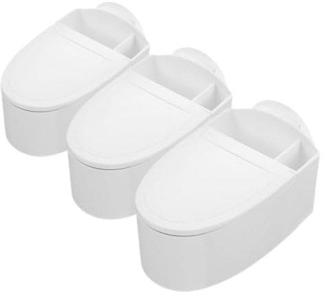 ULTECHNOVO 3stücke Wandmontierter Toiletten-aschenbecher Mit Deckel Kreativer Lustiger Aschenhalter Für Schlafzimmer Büro Und Badezimmer Einfach Zu Reinigen Und Wartungsfreundlich