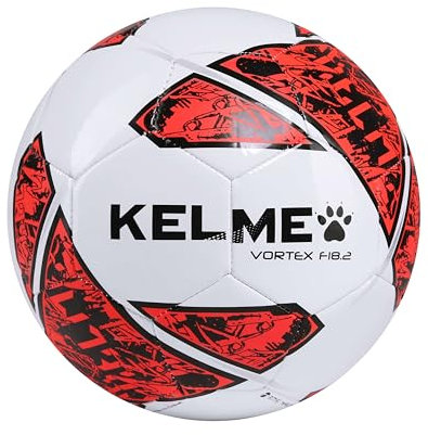 KELME Futsal-Fußball – Indoor-Sala-Ball Pelota de Futbol (Weiß/Orange, 4)
