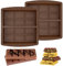 Moule Tablette Chocolat, 2 Pièces Dubai Moule Silicone Tablette De Chocolat Pour Faire Du Chocolat Fondant Gelée (moule chocolat A)