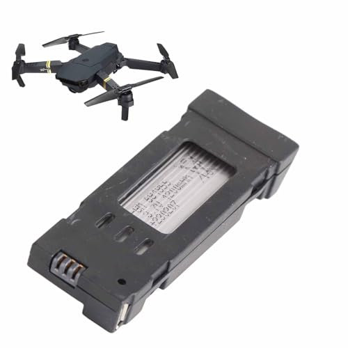 lvifloae Drohnen-Akku und Ladekabel-Kombi-Set, 3,7 V 1200 mAh Lithium-Akku mit 5-in-1-Ladekabel für E58 JY019 RC Quadcopter Ersatzteil
