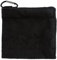 Qianly Golfball Reinigung Handtuch Wischtuch Golfball Handtuch Leicht Golf Club Kopfreiniger mit Carabiner Haken für Outdoor Sportarten, Schwarz