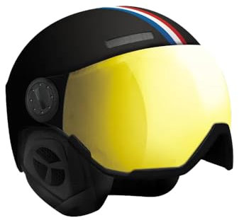 PROSURF Casque French Racing Visor PHOTOCHROMIQUE - Unisexe Ski/Snowboard Helmet - Taille S, M, L, XL (S)