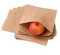 Clearly | Food Grade Brown Strung Paper Bags 10 x 10 | Premium Quality UK Made Sulphite Paper Bags - Ideal For Kitchen Food Sandwich Fruit Veg Storage Grocery Shop Pastries (100)