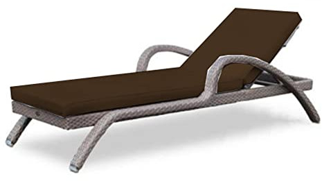 Cojín impermeable antideslizante para tumbona, tapete de asiento suave para playa, hotel, piscina