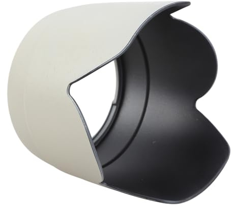 ET83II Lens Shade Shield Shade Light Blockers For Camera Improves Contrast White Lens Hood