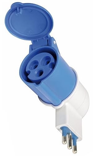 Adattatore da spina normale a presa industriale CEE. Valex