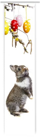 gardinen-for-life Flächenvorhang Osterhase I, Schiebevorhang mit Druck-Motiv, Gr.60x260 cm Tolles Ostermotiv, Ostern