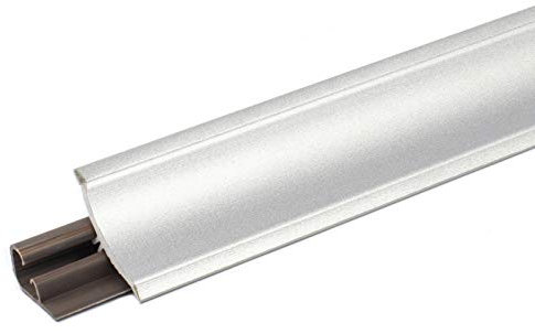 Barras de ángulo de PP] [DQ de Aluminum Silver para cocina 23 mm x 23 mm encimeras Razón Perfil perfil Cocina abschluss – Zócalo