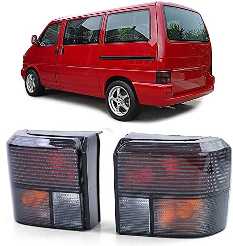 Rückleuchten Schwarz Smoke Paar für VW T4 Bus Transporter Caravelle 90-03