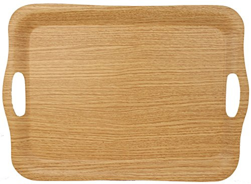 NRS Anti Slip Tray - Non Slip in Oak finish