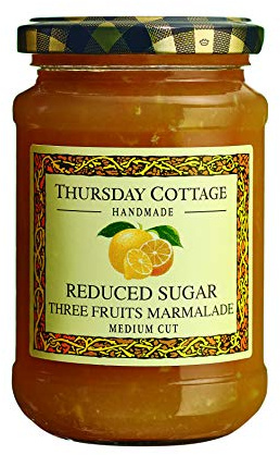 Thursday Cottage Reduced Sugar Three Fruits Marmalade 315g (Pack of 6)