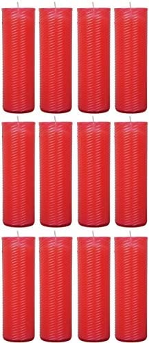 HScandle Ersatzkerze (N4) Nachfüller 12er Pack in Rot