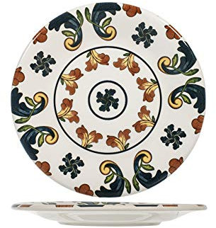 H&H 831683 Corfu' - Juego de 12 platos de fruta, cerámica, 20 cm