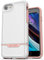 ENCASED Rebel for iPhone SE Case (2020/2022 3rd Gen) Shockproof Full Body Phone Cover (White/Pink)