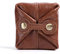 FANDARE Élégant Porte-Monnaie Cuir Mini Portefeuille Femme Porte Monnaie Porte de Billets Porte-Monnaie Coin Purse pour Voyage Fête Entreprise Marron
