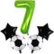 DIWULI Fussball Geburtstag 7 Jahre - Fussball Luftballons