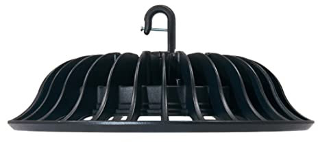KOLORENO Industrieleuchte IP65 LED High Bay - UFO 150W - Staub- und Wasserfest - Gleichmäßige und Helle Ausleuchtung - Neutralweiß 4000-4500K - Elegantes Design - Energieeffizient - 350xH82,5mm
