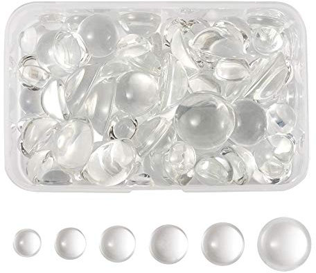 Craftdady 1 Box 500 Stück Messing Cup Chain Ends Strass Cup Chain Connector Silber Gold 5 Größen Findings für Schmuck Ohrringe Charms Herstellung