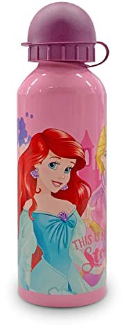 Nada Home Borraccia bambini Disney Princess bottiglia in allumino con beccuccio 500ml 4962
