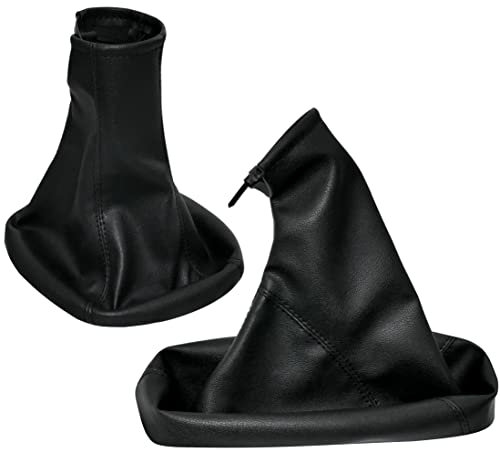 AERZETIX - C57724 - Schalthebel bag - schaltsack - schaltmanschette und handbremssack - kompatibel mit Opel Tigra Twintop von 2004 bis 2009 - farbe : schwarz - aus kunstleder