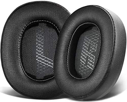 SOULWIT Cuscinetti Auricolari per JBL Live 500BT/Live 500 BT Cuffie Wireless Intorno All'orecchio, Cuscinetti con Pelle Proteica più Morbida, Schiuma di Isolamento Acustico (Nero)