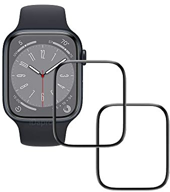 iDaPro Pellicola Protezione per Apple Watch Series 8 45 mm, Protettiva protettivo schermo Screen Protector Antigraffio Anti-Impronte [2 pezzi]