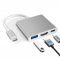 USB C to HDMI Multiport Adapter w/USB 3.0 & PD 100W Quick Charging Port -Thunderbolt 3 4K Digital AV Converter Type-C Hub for Mac MacBook Air XPS iPad Pro Galaxy S20 Samsung Dex Projector TV Monitor