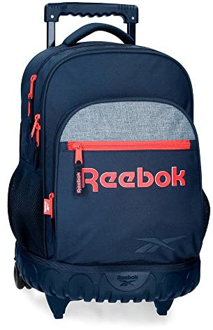 Reebok Lucia Mochila Compact 2 Ruedas Azul 32x43x21 cms Poliéster 28,9L