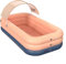 Faltbarer drahtloser Selbstaufblasungs-Swimmingpool-Rahmen PVC mit entfernbarem Baldachin