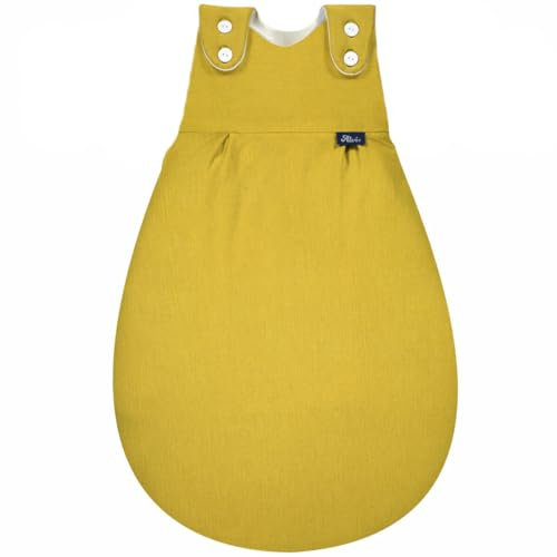 Alvi Baby Mäxchen Außensack 4-Season Mull Ganzjahresschlafsack Set Babylöffel DeinKinderland Schlafsack Babyschlafsack Apple 56_62