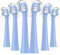 Replacement Toothbrush Heads Compatible with Colgate Hum Toothbrush - Brush Heads Replacement Compatible with Hum Smart Battery Toothbrush, Blue, 6 Pack